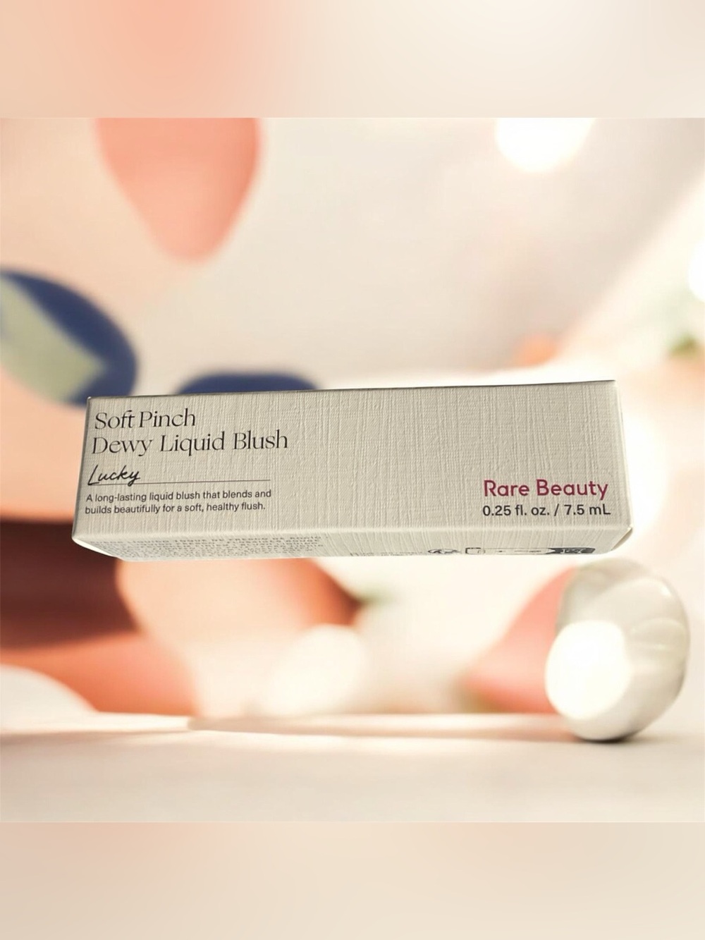 Rare Beauty Soft Pinch Dewy Liquid Blush Lucky (Peach Pink)